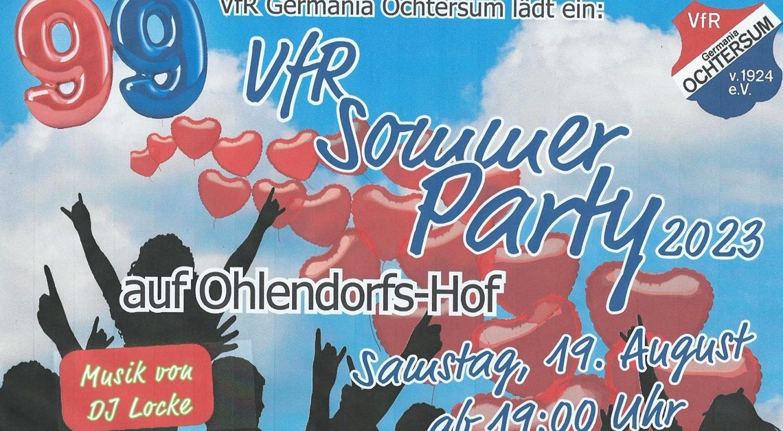 VfR-Sommerparty auf Ohlendorf`s Hof!