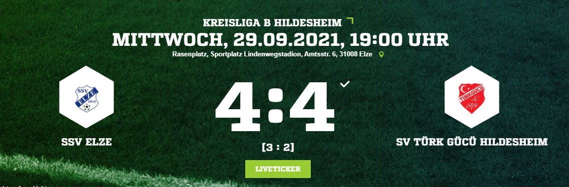 Wildes Unentschieden gegen TG Hildesheim