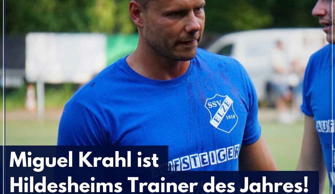 Miguel Krahl ist Fußballtrainer des Jahres 2023!🔵