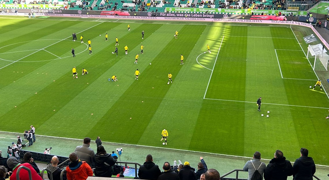 SSV-Fangemeinde beim Dortmund-Spiel in Wolfsburg