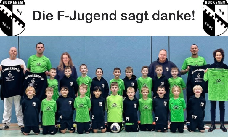 Die F-Jugend des SV Bockenem sagt DANKE! 