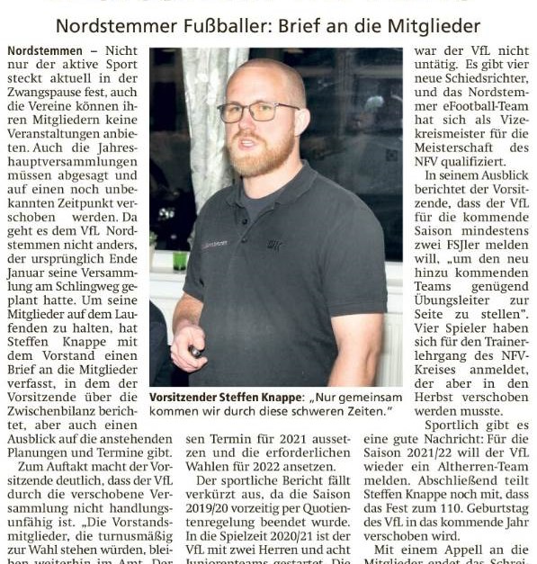"VfL-Vorstand bleibt weiterhin im Amt"