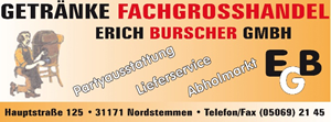 Sponsor - Getränke Fachgroßhandel Erich Burscher GmbH