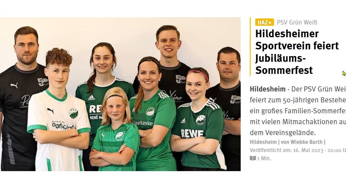 Hildesheimer Sportverein feiert ...