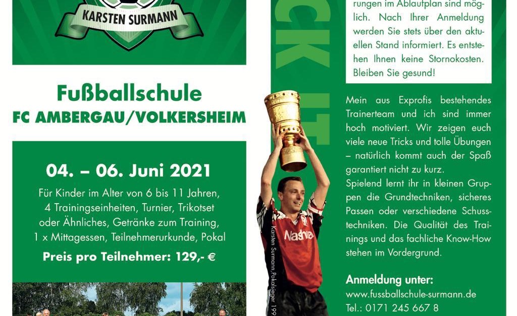 Fußballschule in Volkersheim! ⚽️