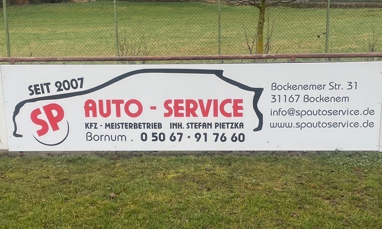 SP Auto-Service wird neuer Hauptsponsor!