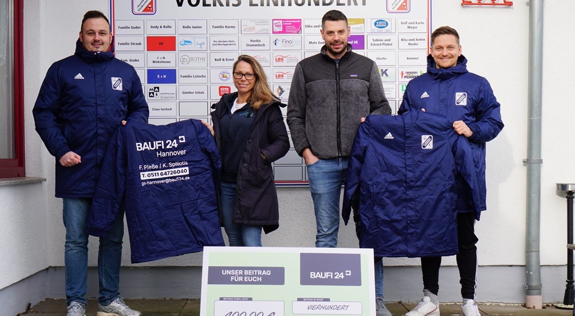 BAUFI24 Hannover sponsert Winterjacken! ⚽️