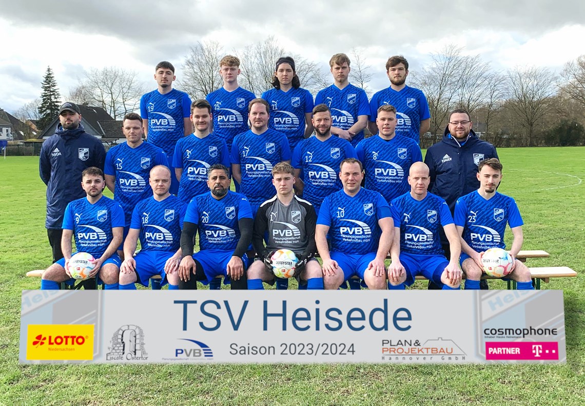 Mannschaftsfoto TSV Heisede