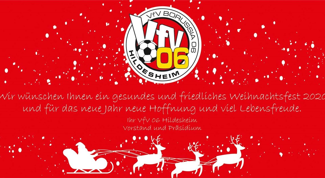 Danke Fur Die Verbundenheit Frohe Weihnachten Vfv Borussia 06 Hildesheim