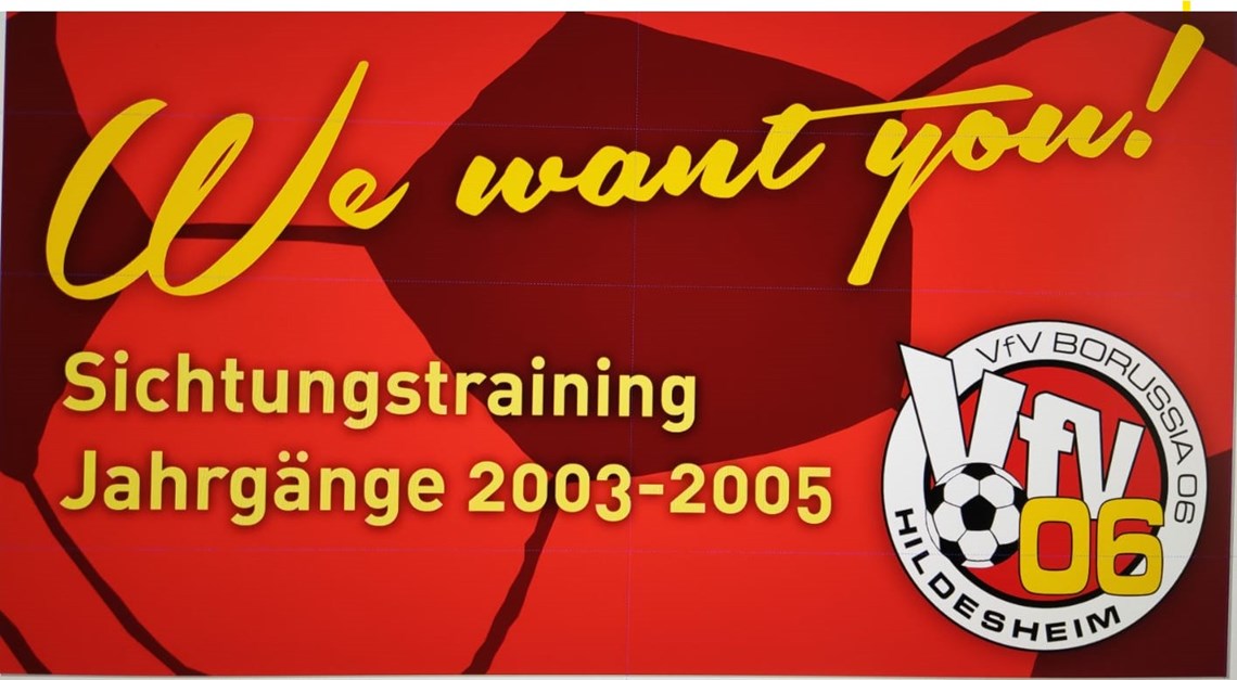We want you: VfV 06 sichtet Jahrgänge 2003 -2005