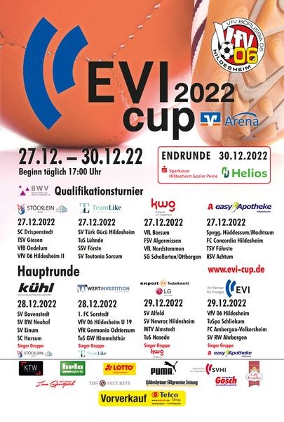 EVI Cup 2022: Ab sofort gibts die Tickets!!