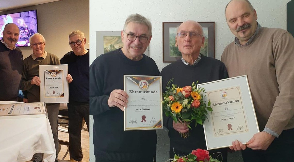 Manfred Mund und Heinz Kettler nun Ehrenmitglieder