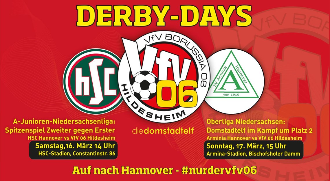 Derby-DAYS: Support für Domstadtelf und U-19!