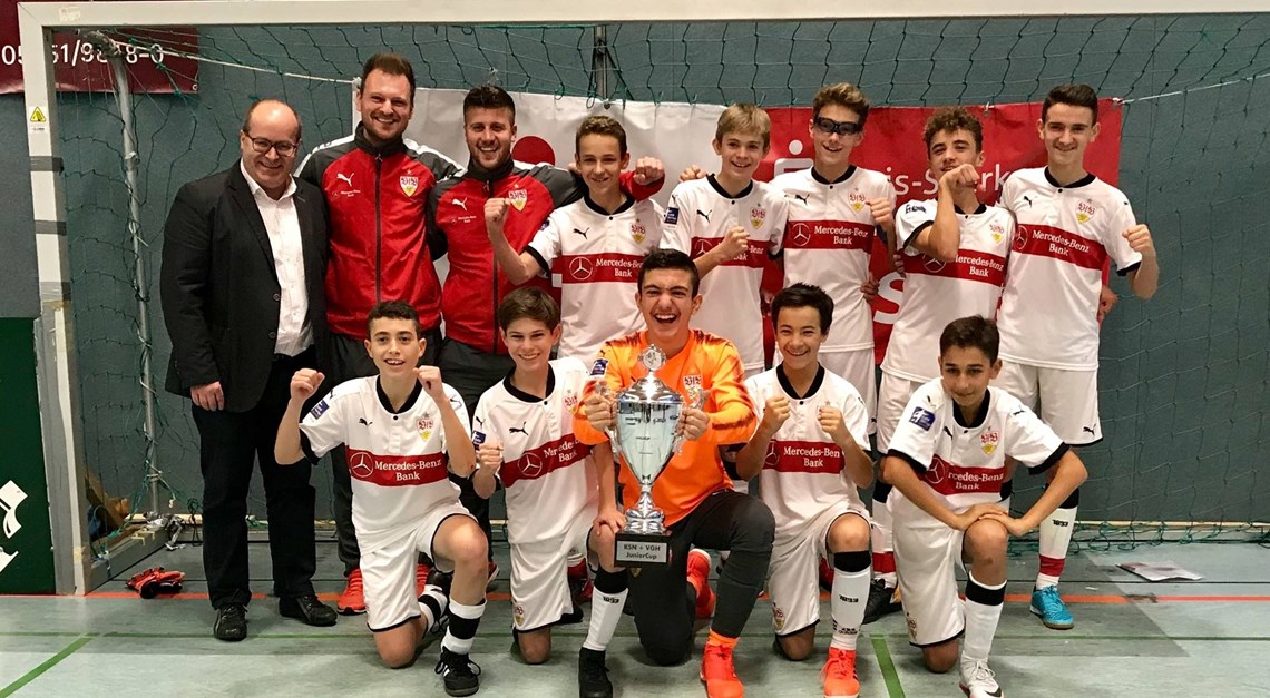 VfB Stuttgart gewinnt U14 KSN+VGH JuniorCup