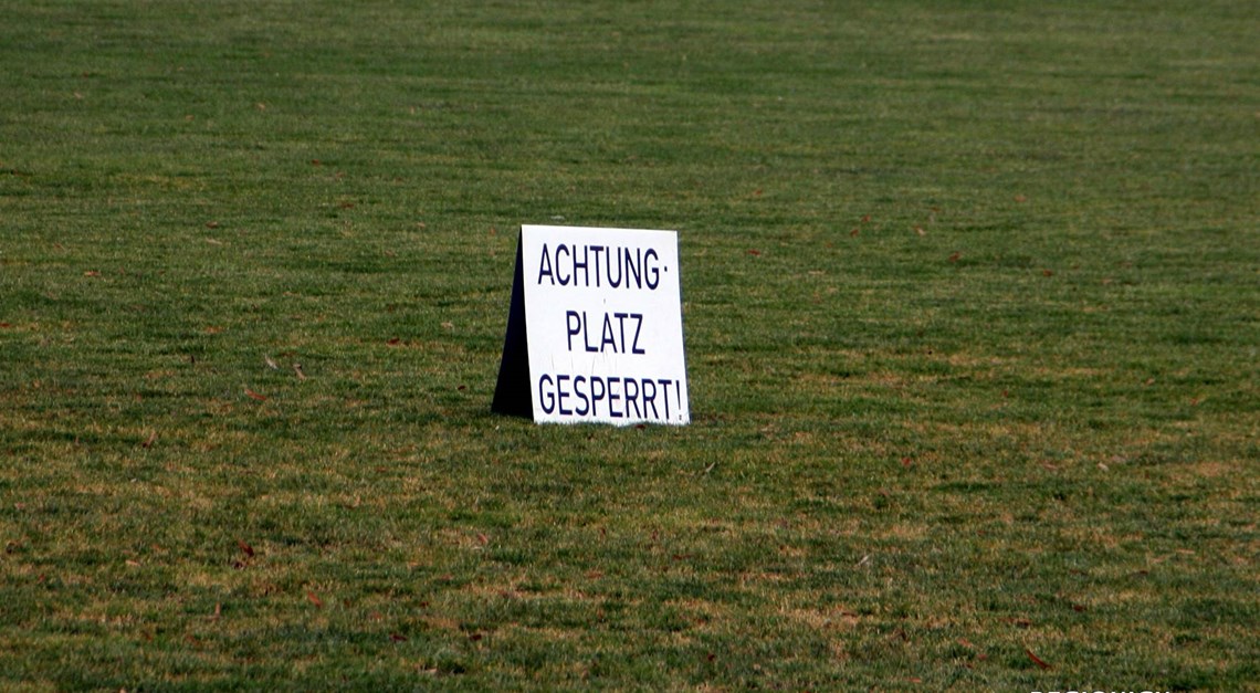 Spiele im Gustav-Wegner-Stadion erneut abgesagt! 