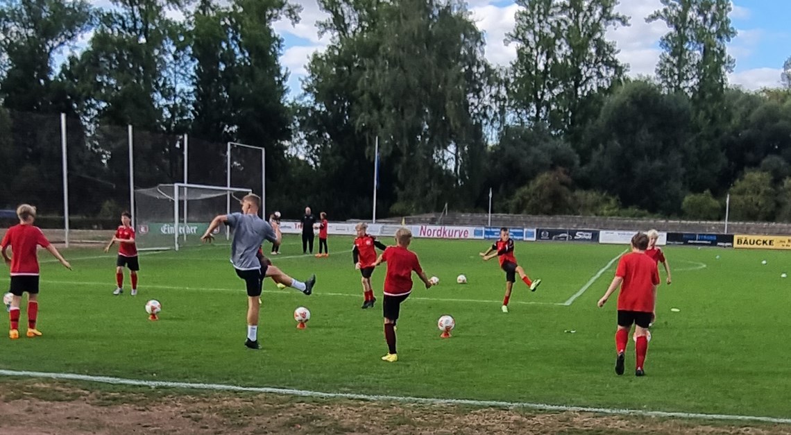 U14 im Test gegen VFL Kassel