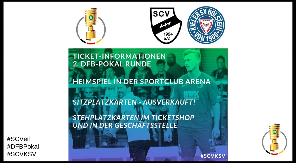 Ticket-Informationen 2. Runde DFB Pokal