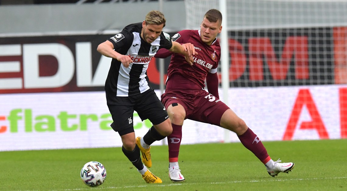 Sportclub Verl mit einem 0:0 Remis gegen Dresden! 