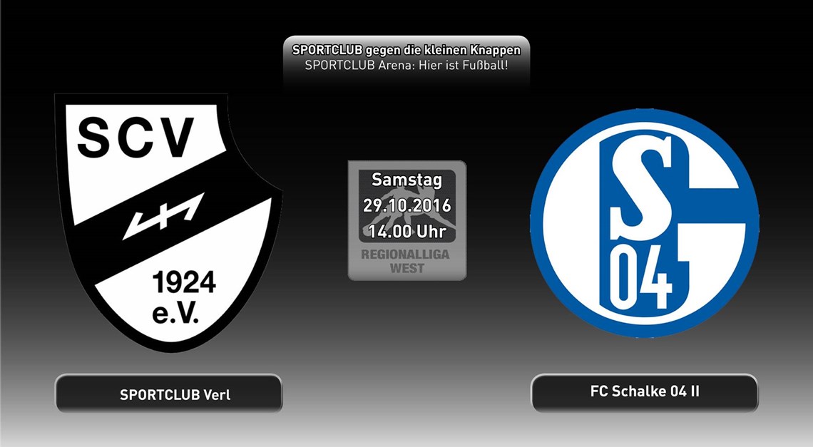 SPORTCLUB Verl gegen FC Schalke 04 II