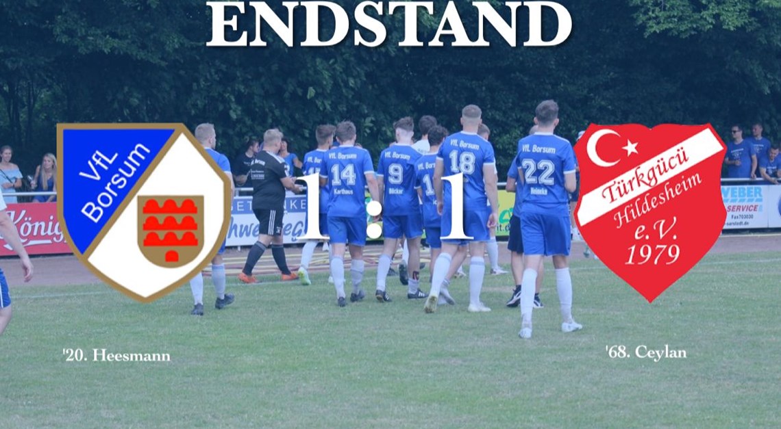 1:1 gegen Tabellenführer Türk Gücü 