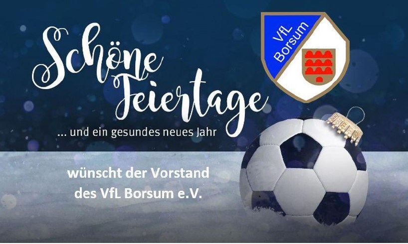 Weihnachtsgruß 2022 des VfL Borsum e.V.