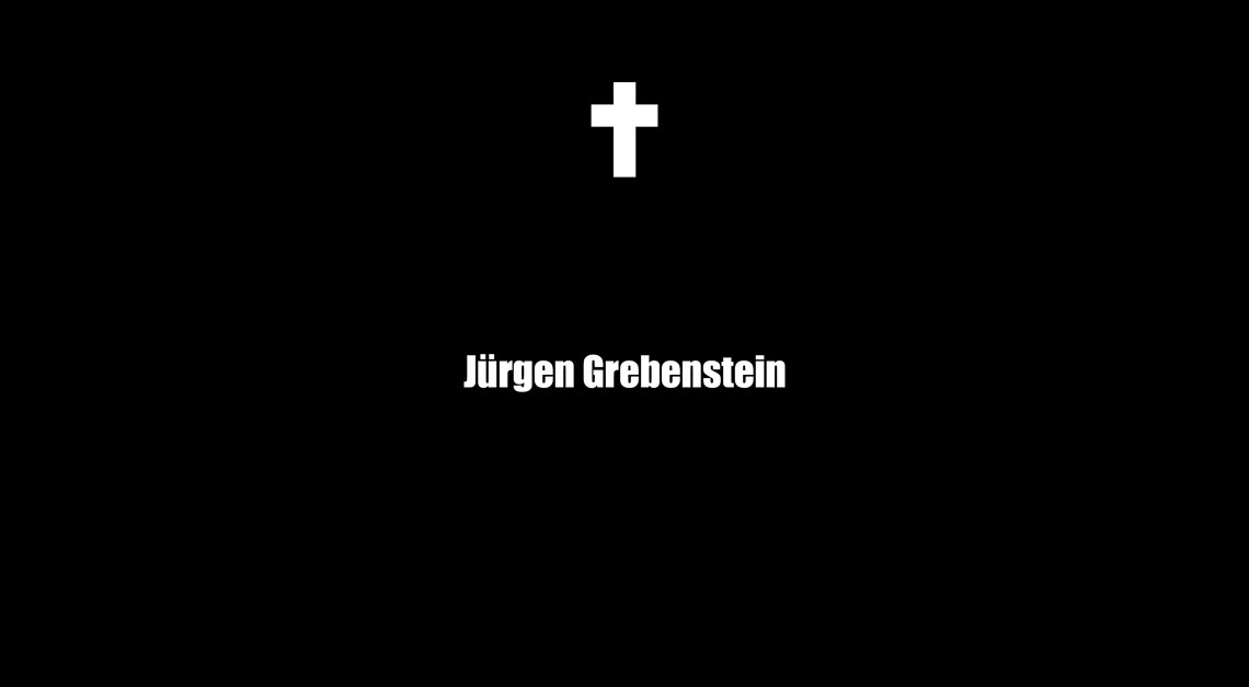 Nachruf - Jürgen Grebenstein
