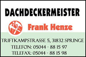Sponsor - Dachdeckermeister Henze I Frank Henze