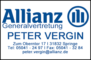 Sponsor - Allianz Generalvertretung I Peter Vergin