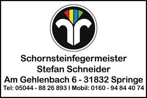 Sponsor - Schornsteinfegermeister Stefan Schneider