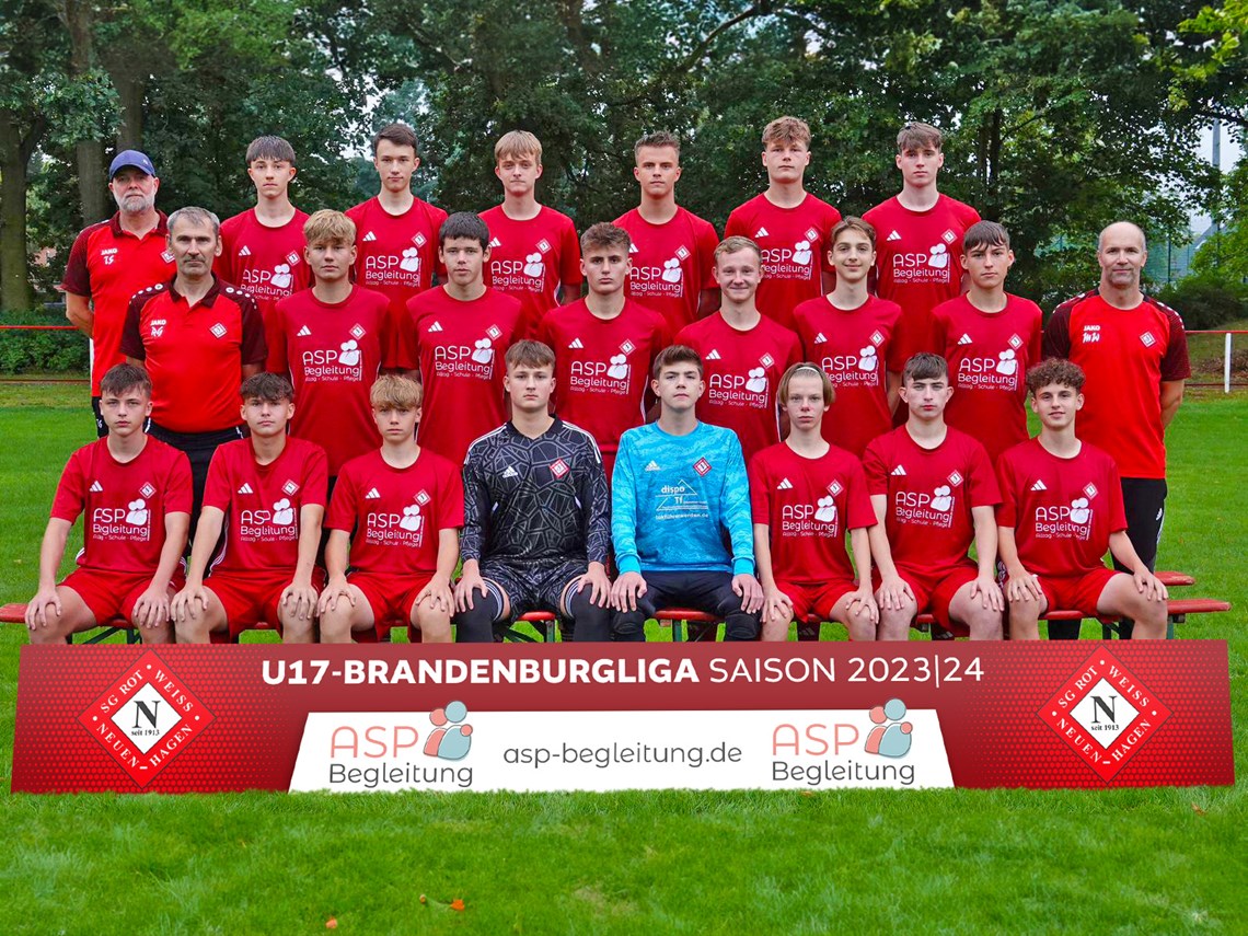 Mannschaftsfoto SG Rot-Weiss Neuenhagen