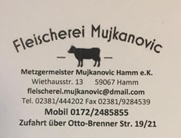 Sponsor - Fleischerei Mujkanovic