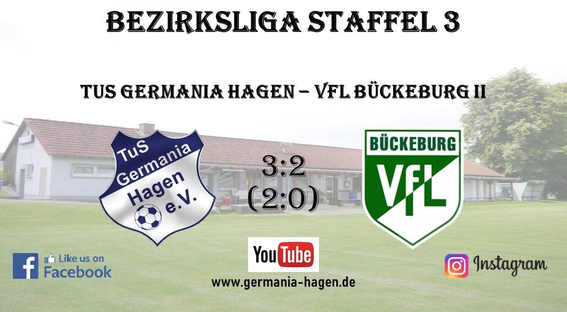 Wichtiger 3:2-Heimerfolg gegen VfL Bückeburg II