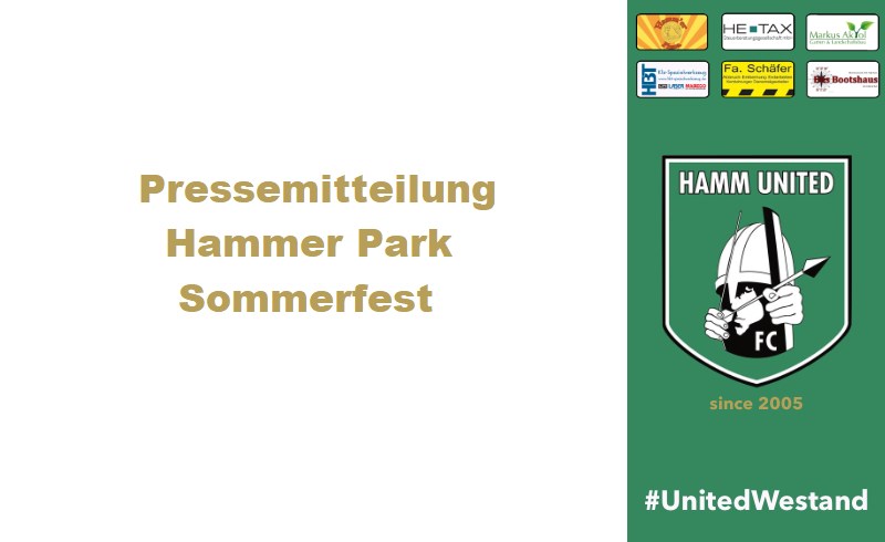 Pressemitteilung Hammer Sommerfestival