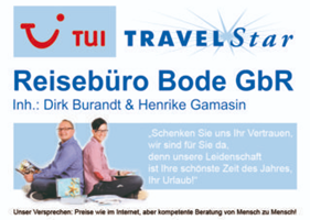 Sponsor - TUI-TravelSTAR Reisebüro Bode Gbr.