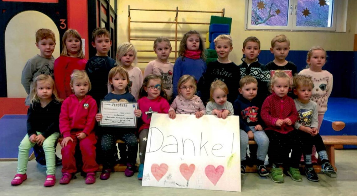 1.000 Euro für den Kindergarten Lagershausen