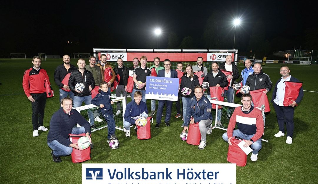 Volksbank Höxter unterstützt Jugendfußballer