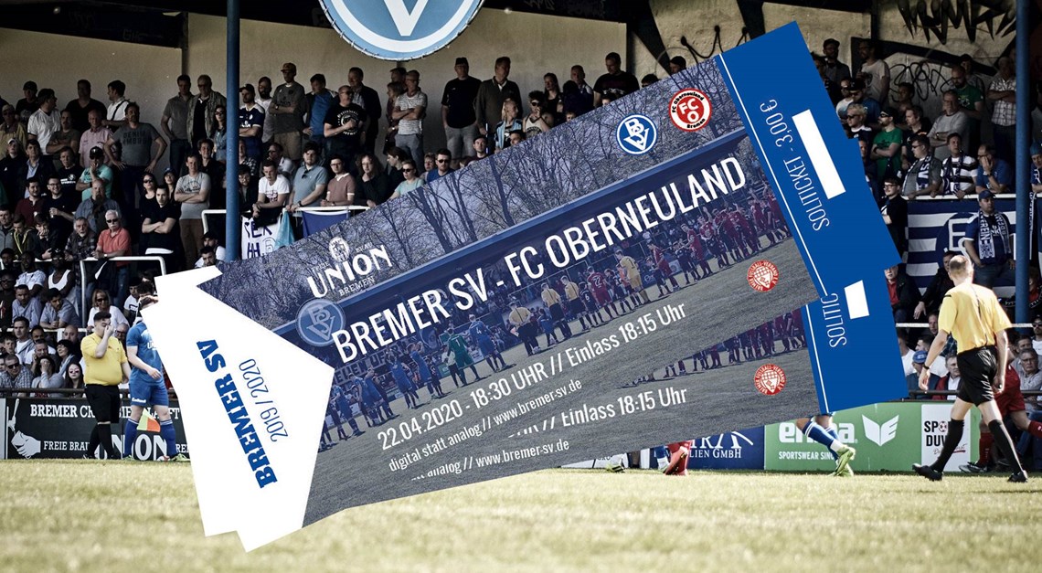 Bremer SV – FC Oberneuland findet statt