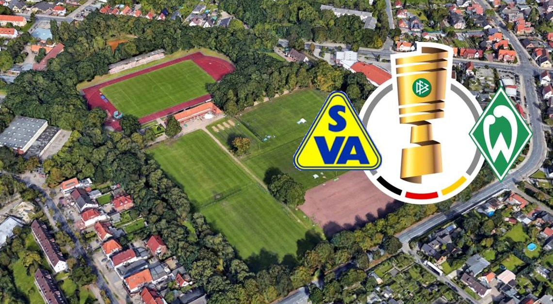 Wo steigt das Pokalspiel zwischen SVA und Werder?