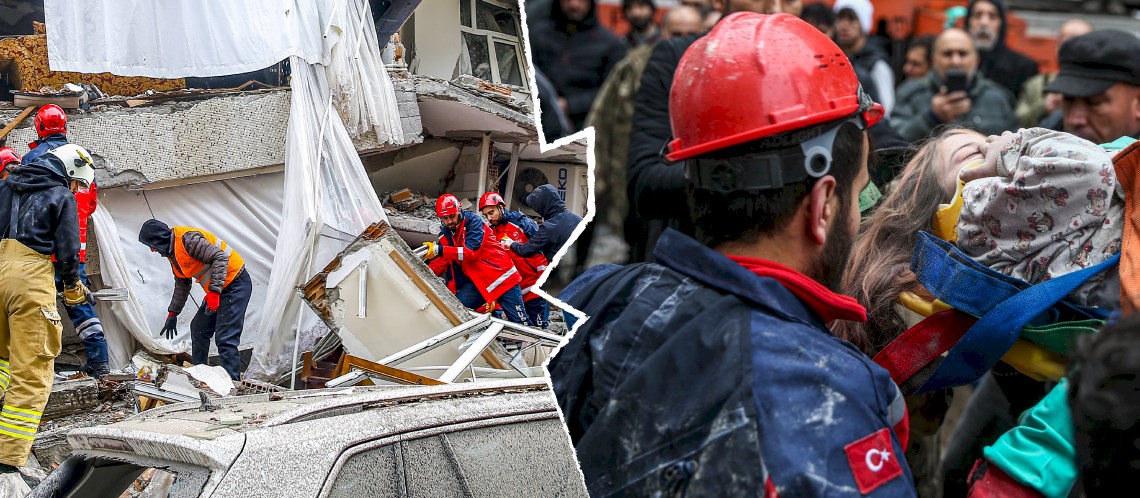 Atlas gedenkt Erdbebenopfer in Türkei und Syrien
