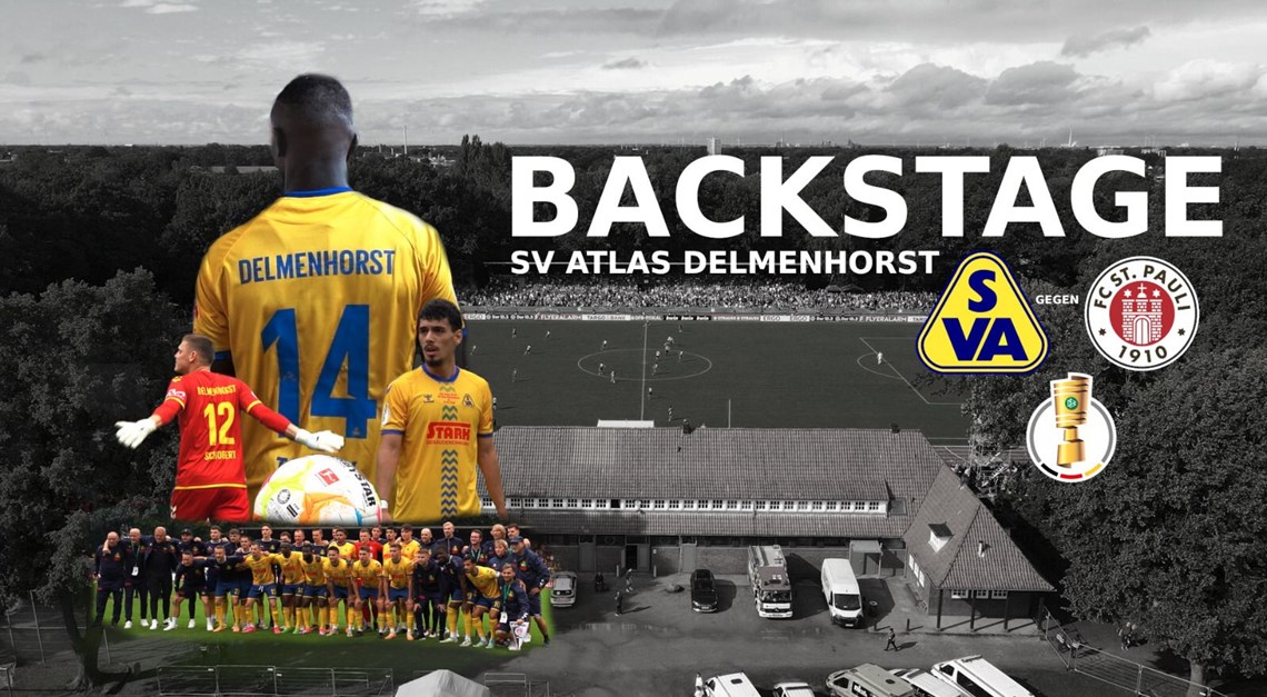 Backstage DFB-Pokal SV Atlas - FC St. Pauli