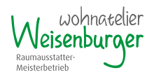 Sponsor -  Wohnatelier Weisenburger – Raumausstatter-Meister