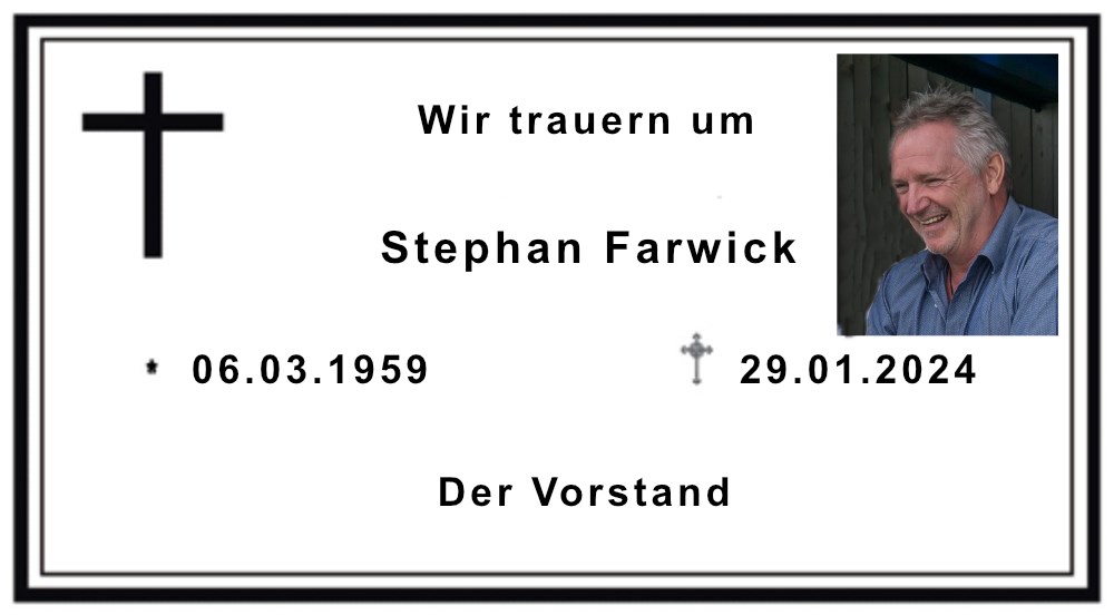 Der SVA trauert um Stephan Farwick
