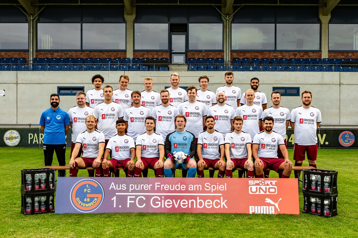 Mannschaftsfoto 1. FC Gievenbeck 3