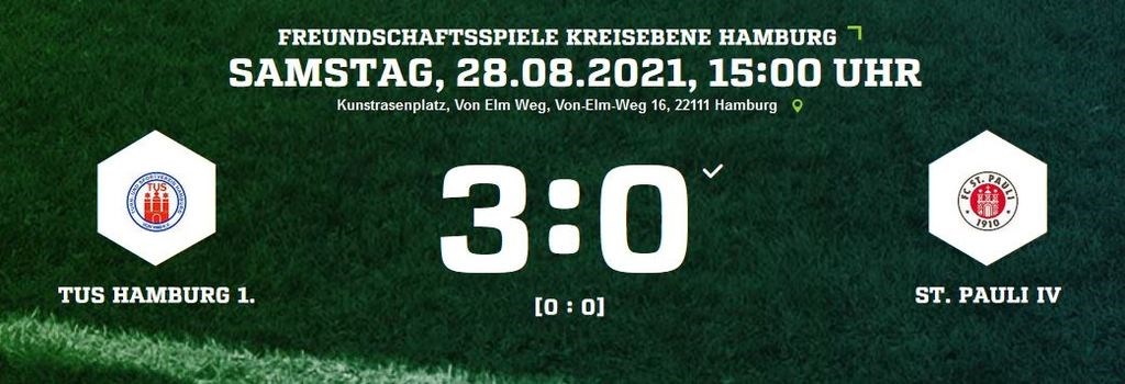 3-0 gegen St. Pauli 4.
