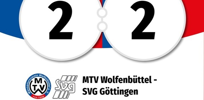 Unentschieden zum Auftakt gegen SVG Göttingen
