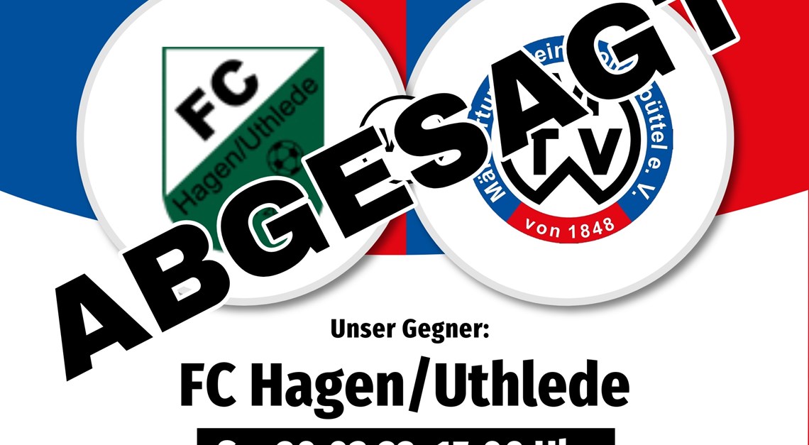 Spiel in Hagen/Uthlede abgesagt 