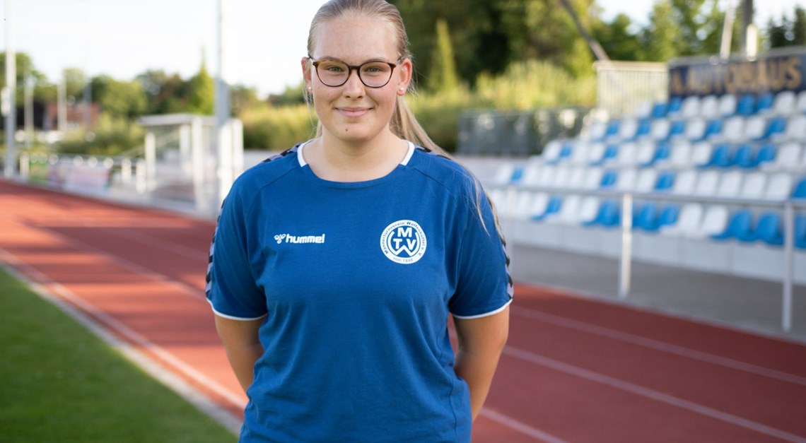 Anna-Lena Kammel ist Trainerin der U10 II