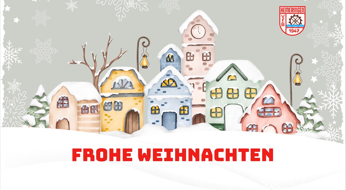 Der VfB wünscht frohe Weihnachten