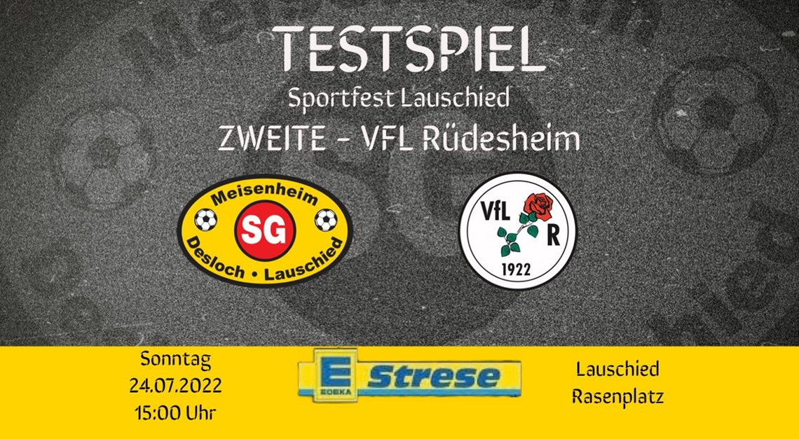 ZWEITE im Test gegen VfL Rüdesheim 