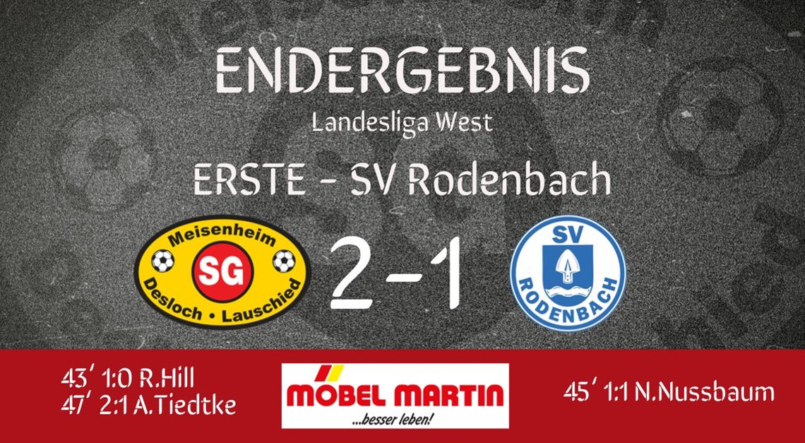ERSTE siegt gegen SV Rodenbach